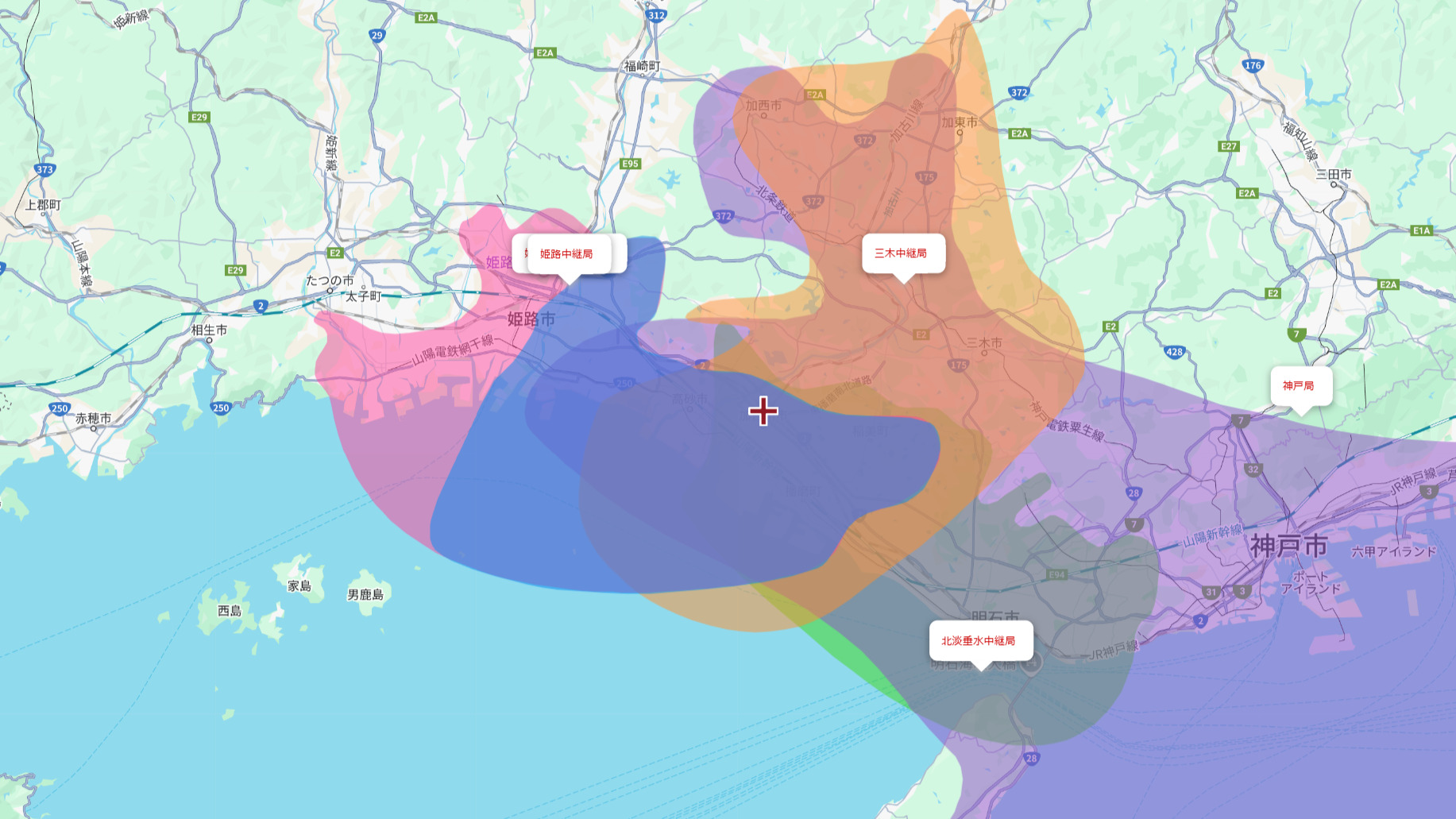 加古川市の電波事情